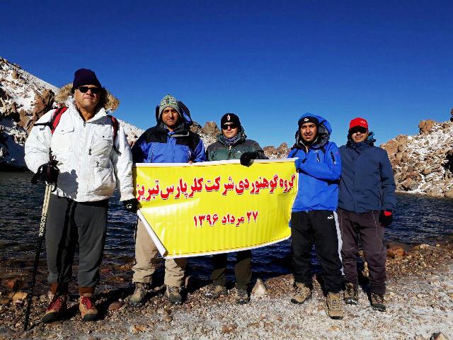 صعود کوه نوردان کلرپارس به قله سبلان